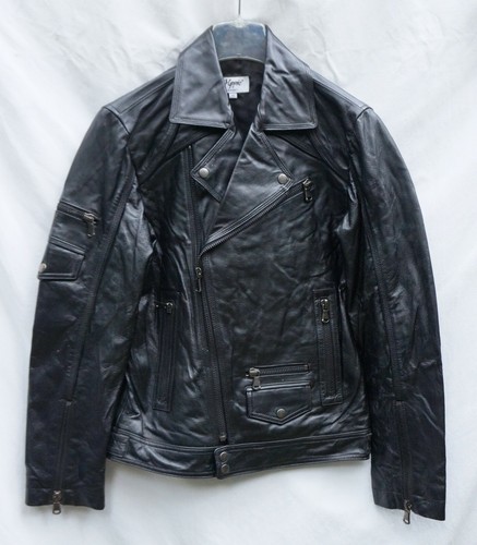 Lederjacke schwarz yuppie - xs,