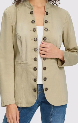 Damen jeans blazer jacke - jeans,
